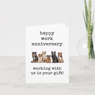 Working With Us is Your Gift, Work Anniversary Card