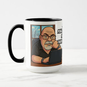 Working Writer 15OZ Mug Designed by Phil Elmore