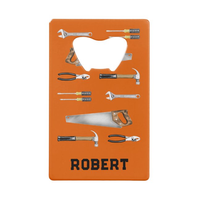 Workman Hand Tools  Credit Card Bottle Opener (Front)