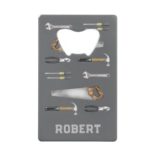 Workman Hand Tools Credit Card Bottle Opener
