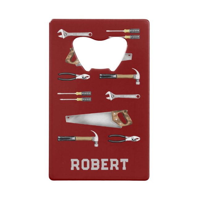 Workman Hand Tools  Credit Card Bottle Opener (Front)