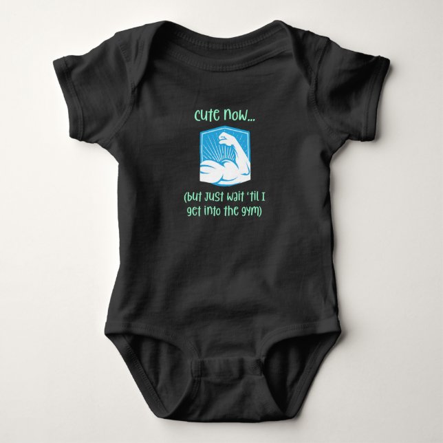 Workout baby bodysuit (Front)