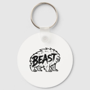 Workout Beast Gym Bodybuilding Training Fitness Me Keychain