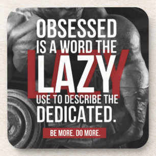 Workout "Body building" Gym Motivational Coaster