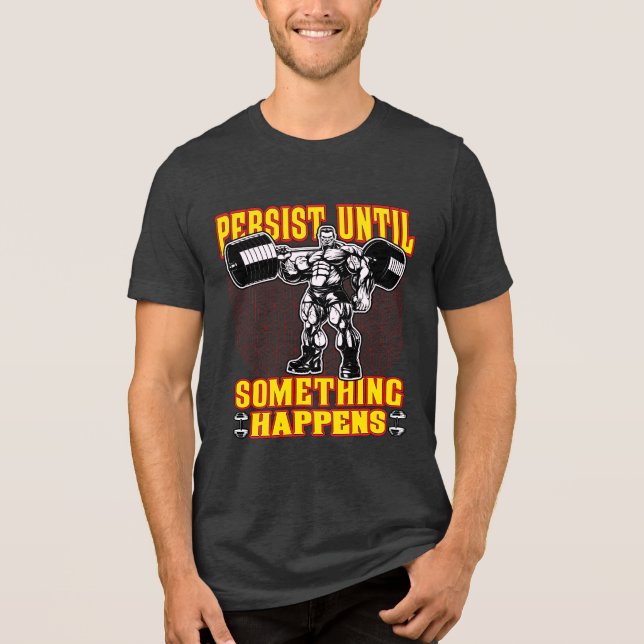 workout clothes | full body workout Tri-Blend shirt (Front)