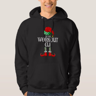 workout Elf Group Matching Family Christmas Hoodie