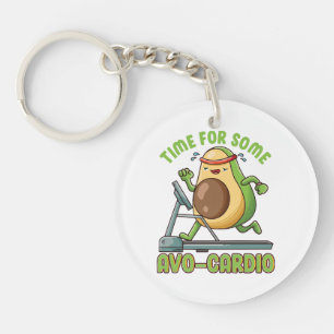 Workout Exercise Funny Humor Sayings Quotes Keychain
