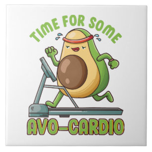 Workout Exercise Funny Humour Sayings Quotes Tile