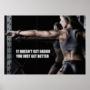 Workout Fitness Gym Motivational Poster