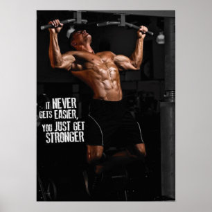 Workout Fitness Gym Motivational Poster