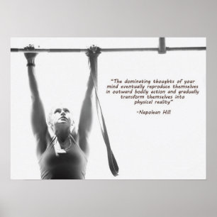 Workout Fitness Gym Motivational Poster
