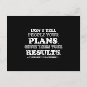 Workout Gym Fitness Sport Exercise Funny Gift Idea Postcard