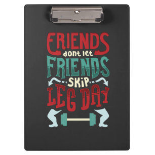 Workout Gym Gift Clipboard