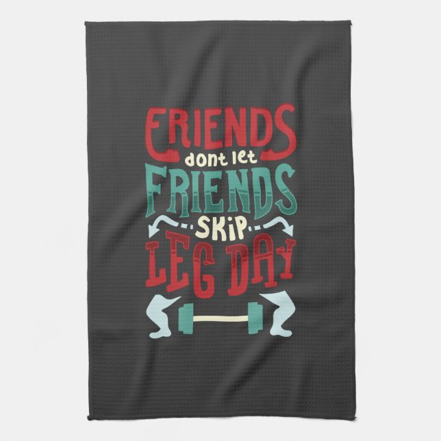 Workout Gym Gift Kitchen Towel (Vertical)