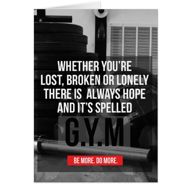 Workout Gym Motivation (Front)