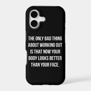 Workout Humour - Body vs Face - Funny Novelty Gym