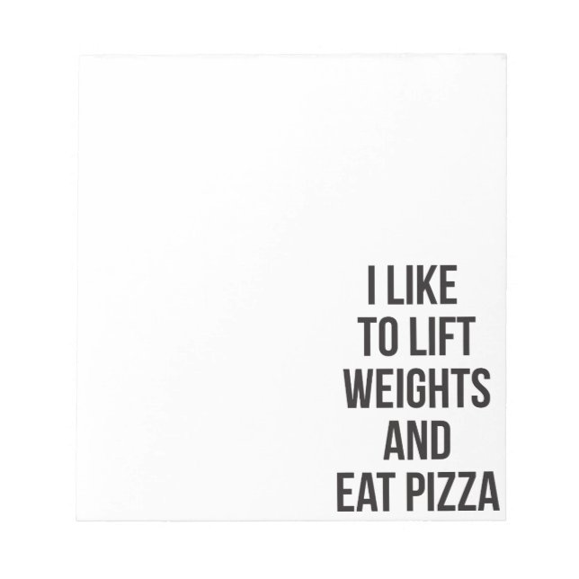 Workout Humour - Practice Safe Sets - Novelty Gym Notepad (Front)