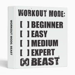 Workout Mode - BEAST Binder