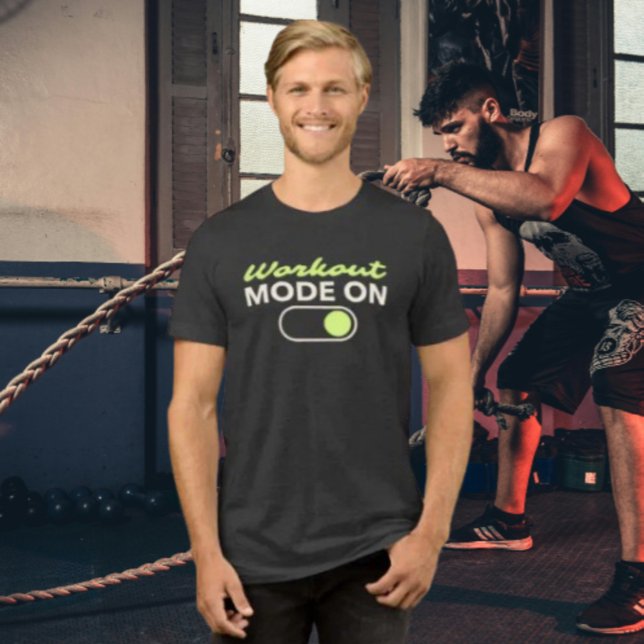 Workout Mode On: Fitness Switch Tri-Blend Shirt (Creator Uploaded)