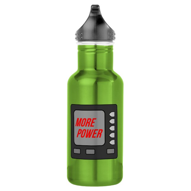 Workout more power ergoholic funny 532 ml water bottle (Right)