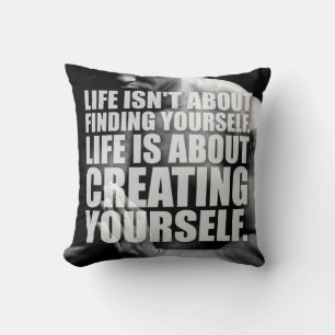 Workout Motivation - Create Yourself Throw Pillow