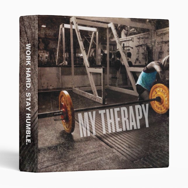 Workout Motivation - My Therapy Binder (Front/Spine)