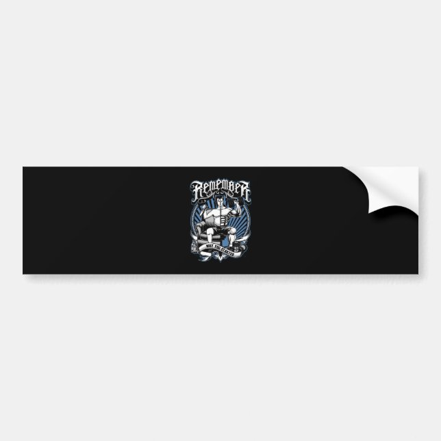 Workout Motivation - Remember Why You Started, Gym Bumper Sticker (Front)