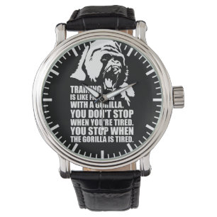 Workout Motivation - Training - Fighting A Gorilla Watch