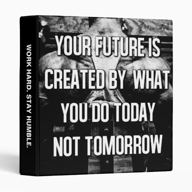 Workout Motivational Binder (Front/Spine)