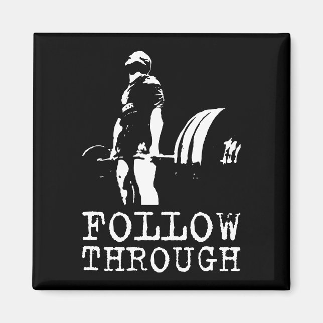 Workout Motivational Magnet (Front)