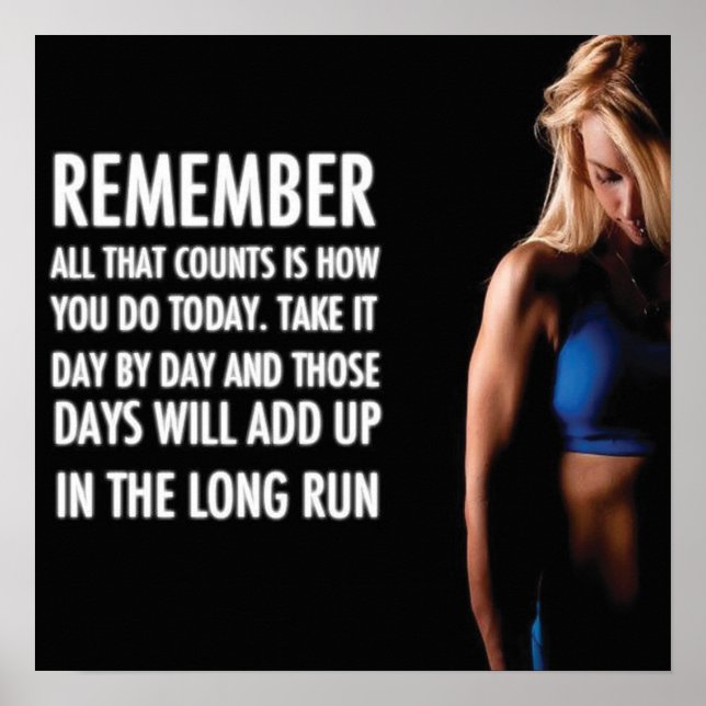 Workout Motivational Poster (Front)