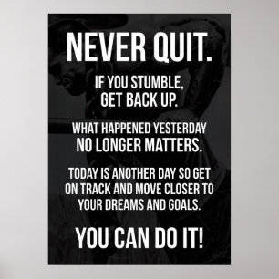 Workout Motivational Poster