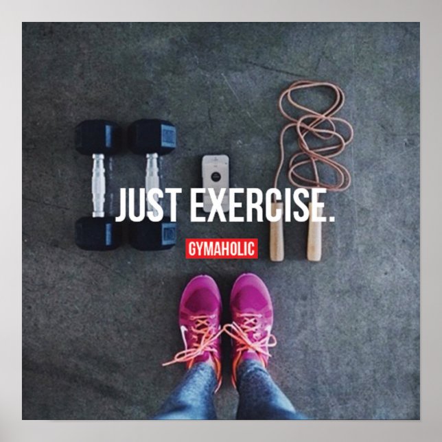 Workout Motivational Poster (Front)