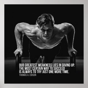 Workout Motivational Poster