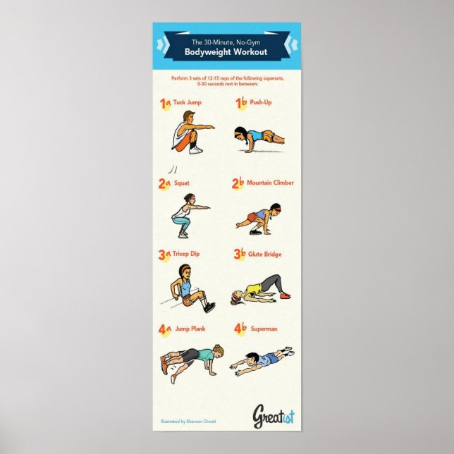 Workout Motivational Poster (Front)