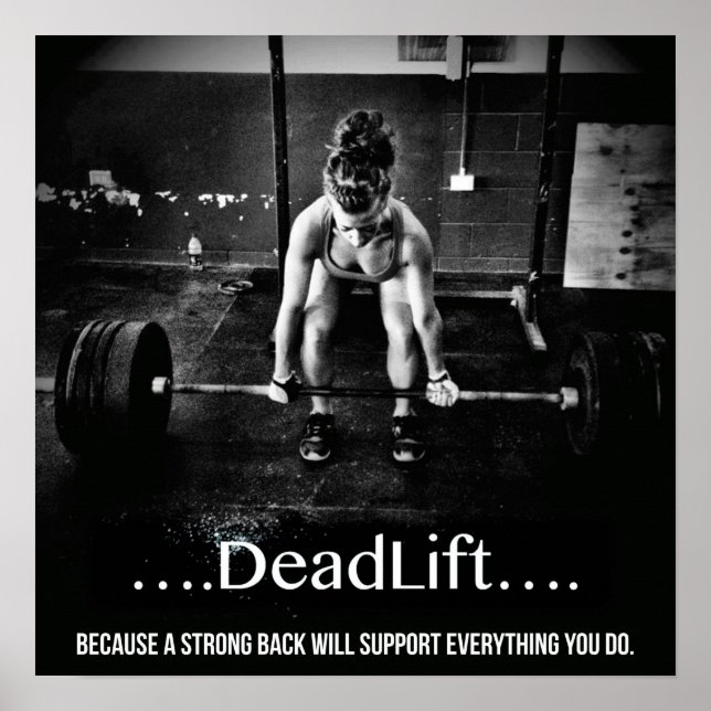 Workout Motivational Poster (Front)