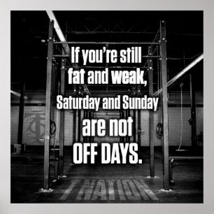 Workout Motivational Poster