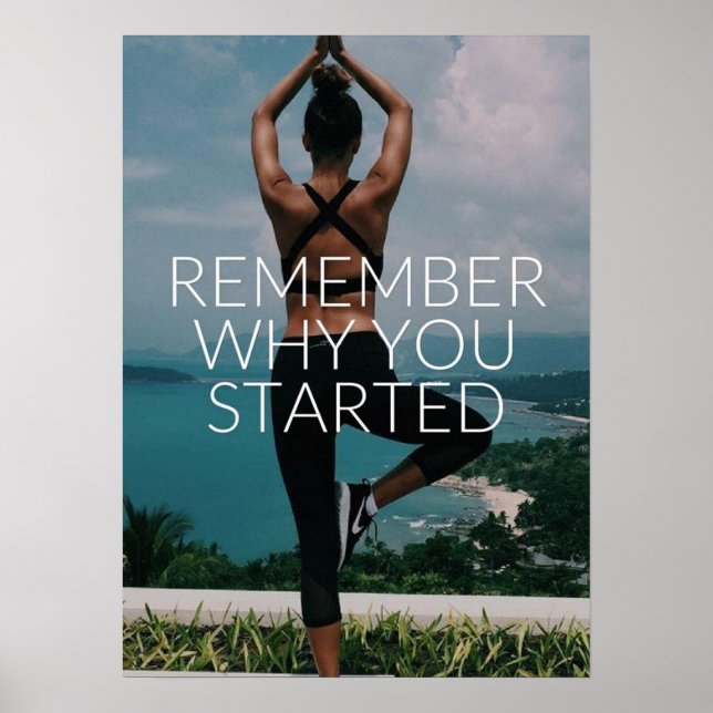 Workout Motivational Poster (Front)
