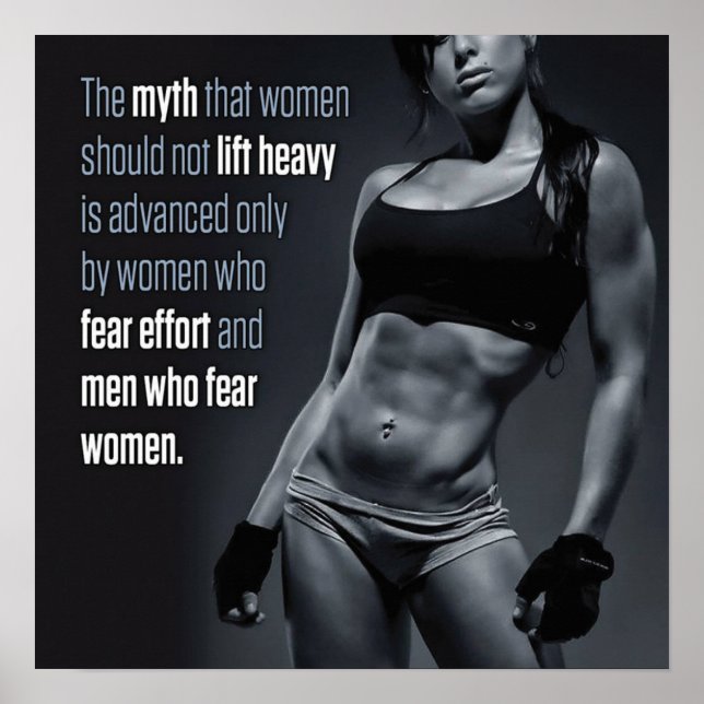 Workout Motivational Poster (Front)