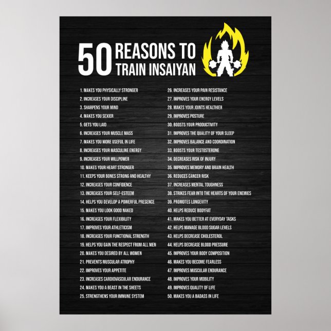 Workout Motivational Poster (Front)