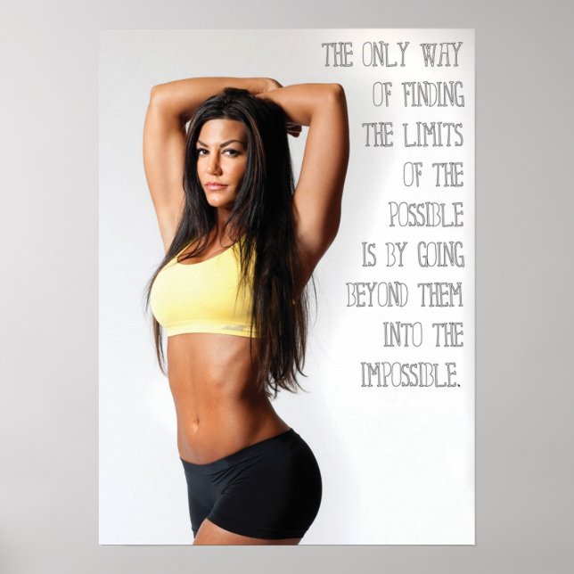 Workout Motivational Poster (Front)