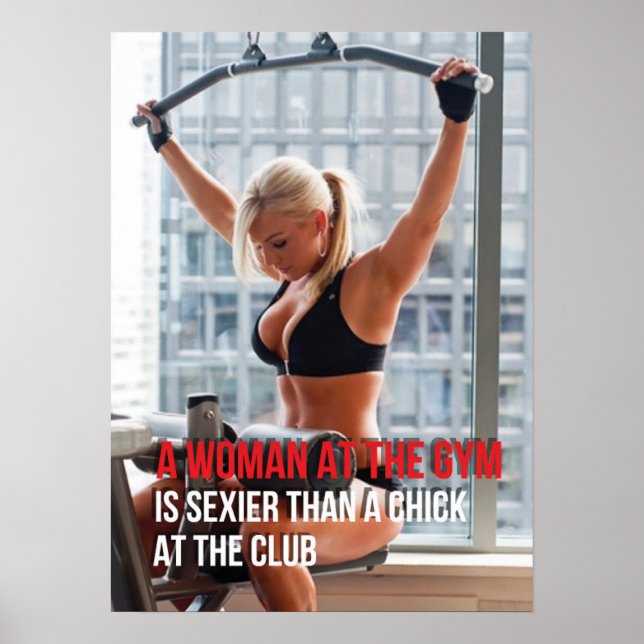 Workout Motivational Poster (Front)