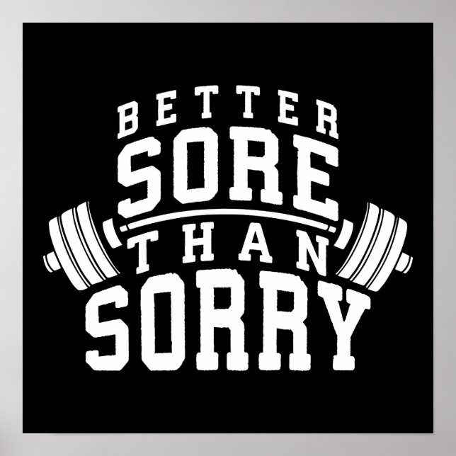 Workout Motivational Poster (Front)