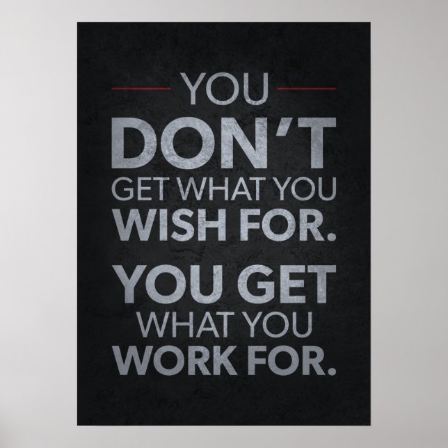 Workout Motivational Poster (Front)