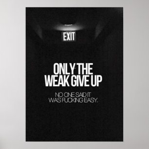 Workout Motivational Poster