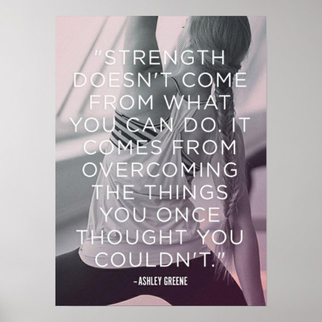 Workout Motivational Poster (Front)