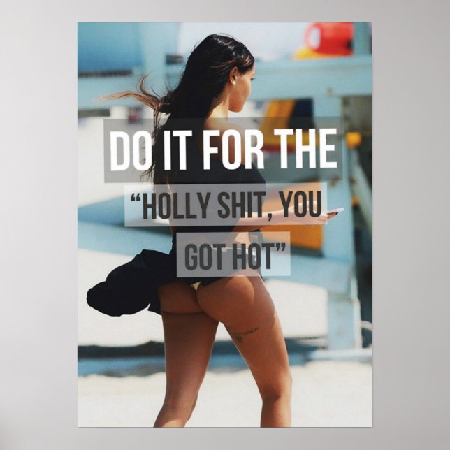 Workout Motivational Poster (Front)
