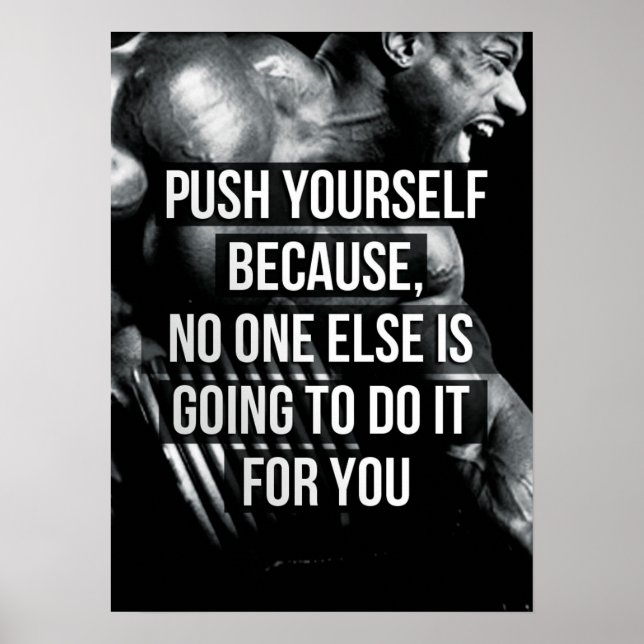 Workout Motivational Poster (Front)