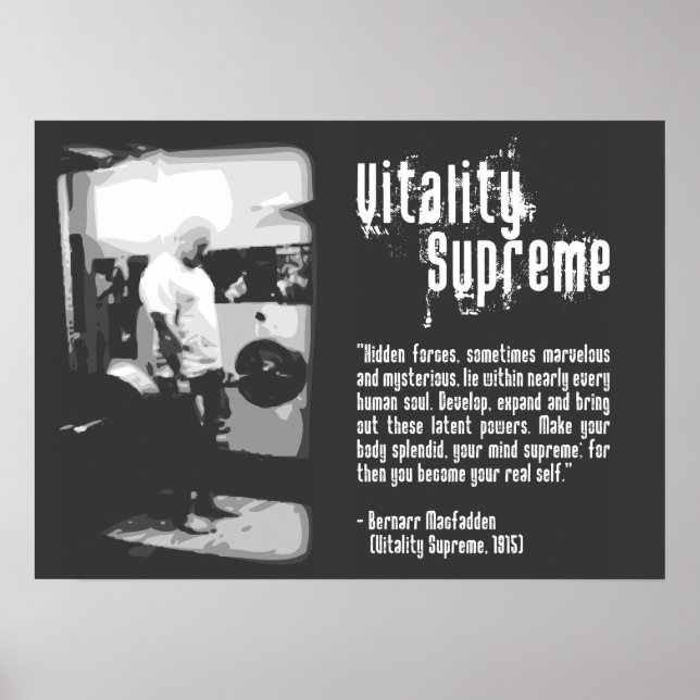 Workout Motivational Poster (Front)