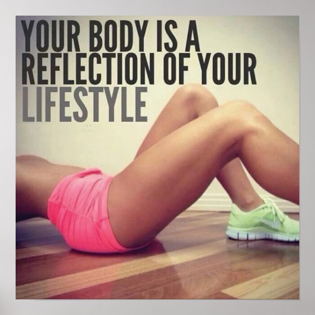 Workout Motivational Poster (Front)